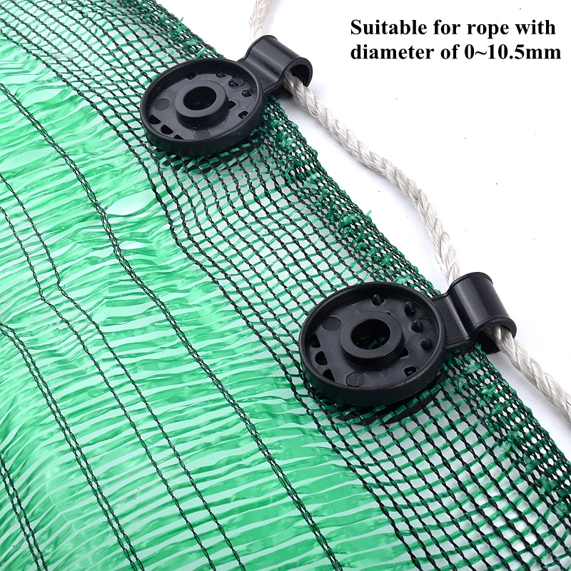 1~100pcs Sun Shading Net Clip Garden Greenhouse Film Shade Cloth Fix Clamp Home Fence Installation Hook Outdoor Awning Grommet images - 6