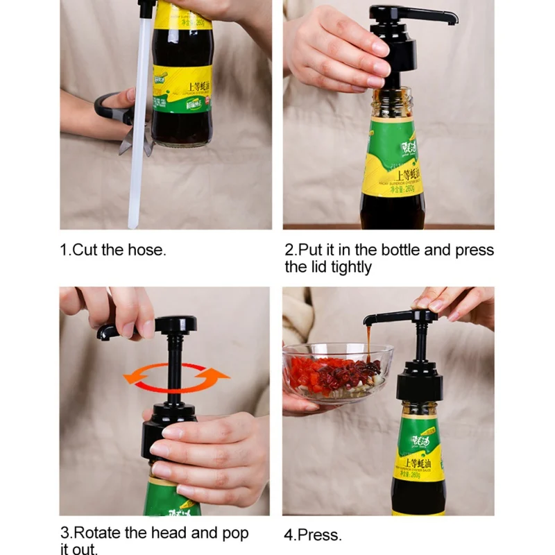 HW давление масла опрыскиватель сироп сопло бутылки бытовой устричный соус насос