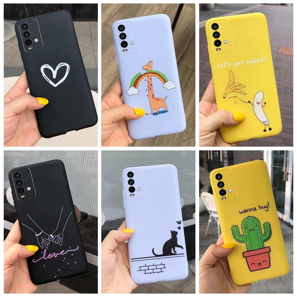 Чехол для Xiaomi Redmi 9 T мягкий силиконовый чехол с изображением кактуса банана -