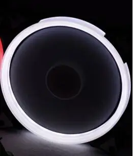 140mm white Aigo Аврора вентилятор 140mm/14 см светодиодный кольцо в форме сердца из солнечные очки моды, солнечные очки 12V 3pin+ 4pin Настольный ПК компьютер Вентилятор Cooler бесшумный чехол вентилятор - Цвет лезвия: 140mm white
