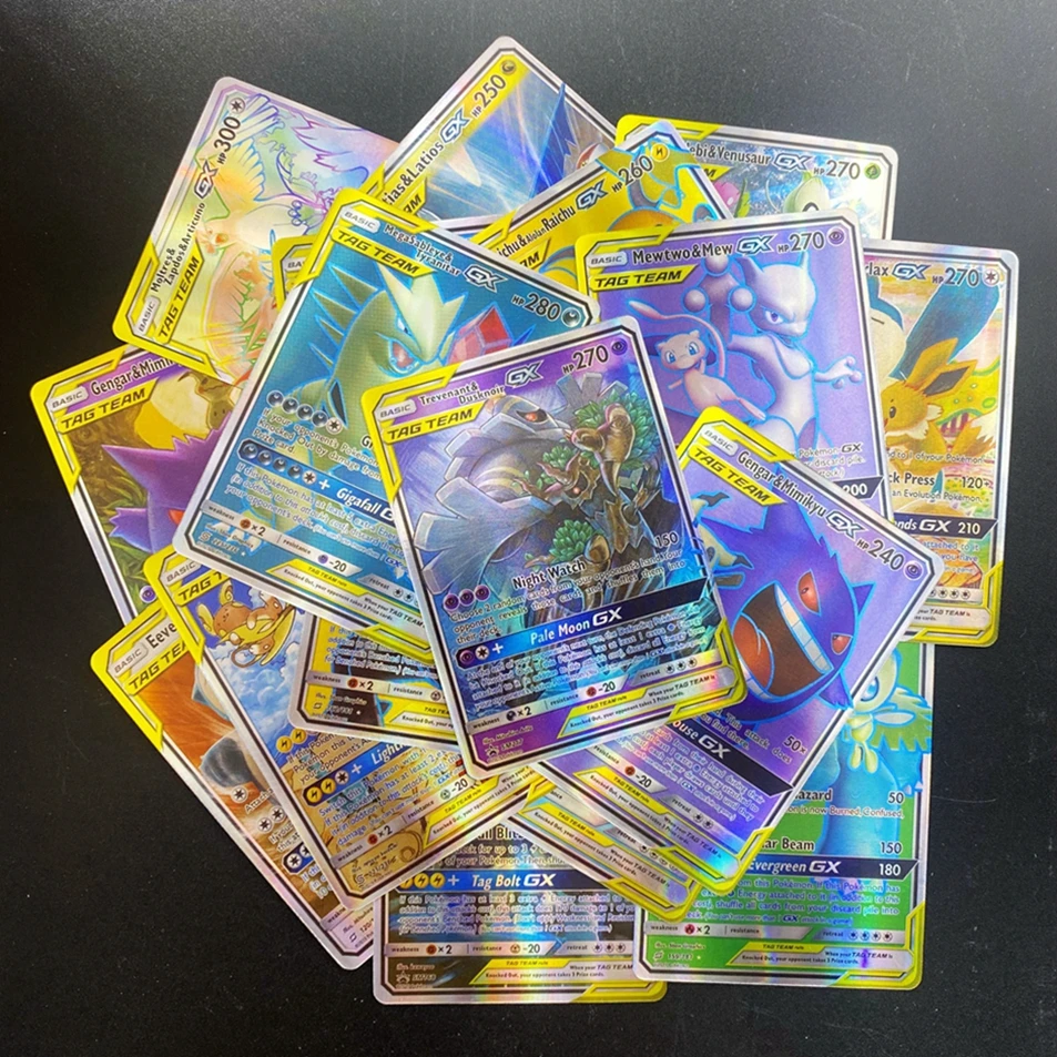 Набор карт Pokemon TAG 20 шт. блестящие игровые модели игрушки для детей подарок |
