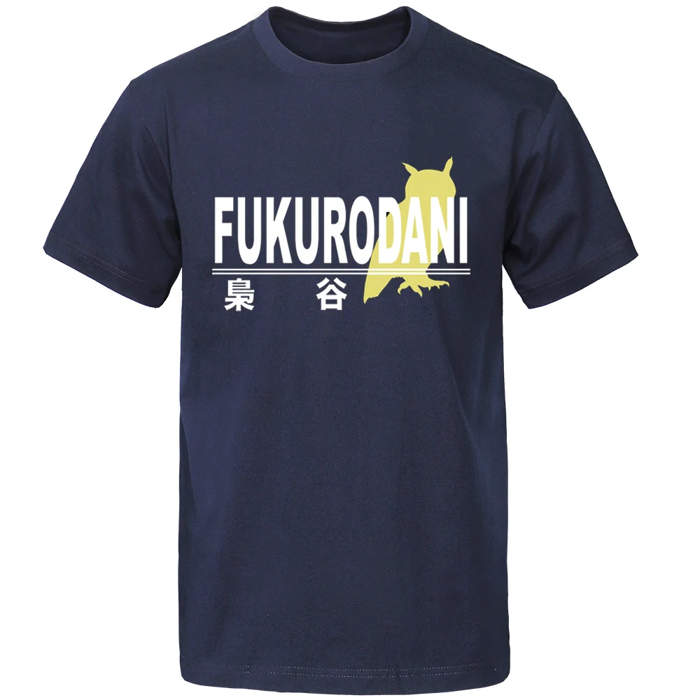 Футболка Haikyuu для старшей школы футболки Fukurodani летняя футболка Харадзюку мужские