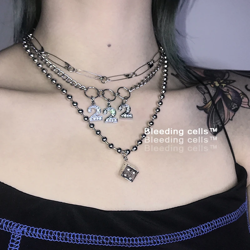Модные женские ожерелья с цифровым кулоном Женские Ювелирные изделия в стиле