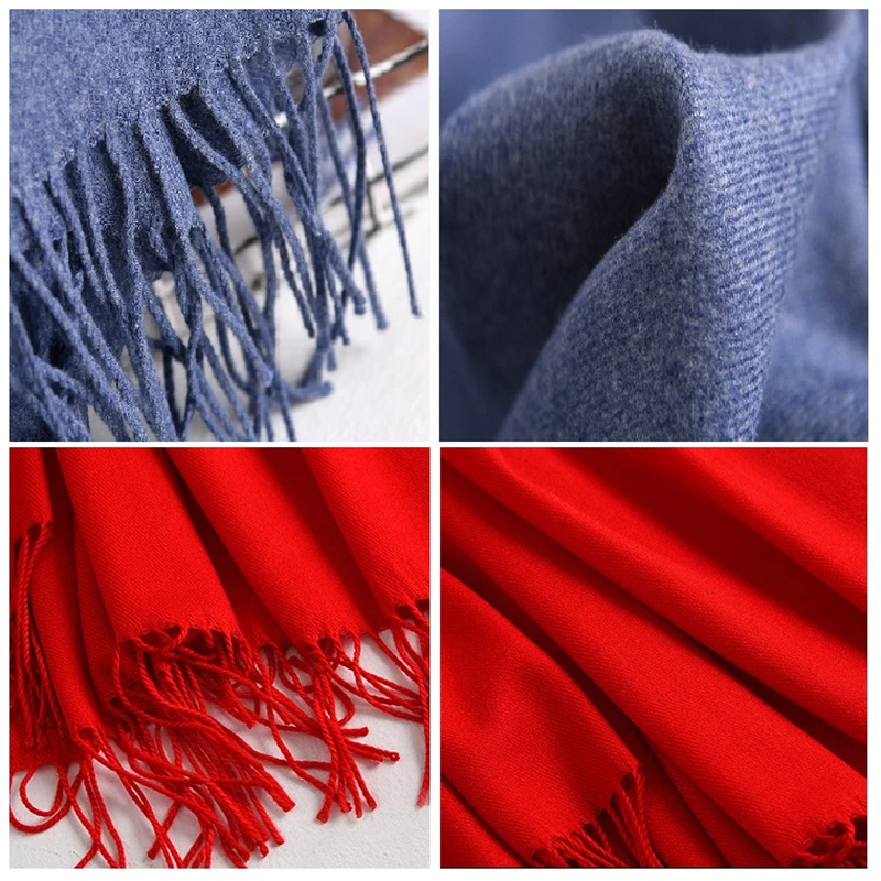 

Girita Winter Woman's Scarf Fashionable Cashmere Women's Neck Scarves Blanket Infinity Headscarf Women Shawls Cotton Warm Scarf