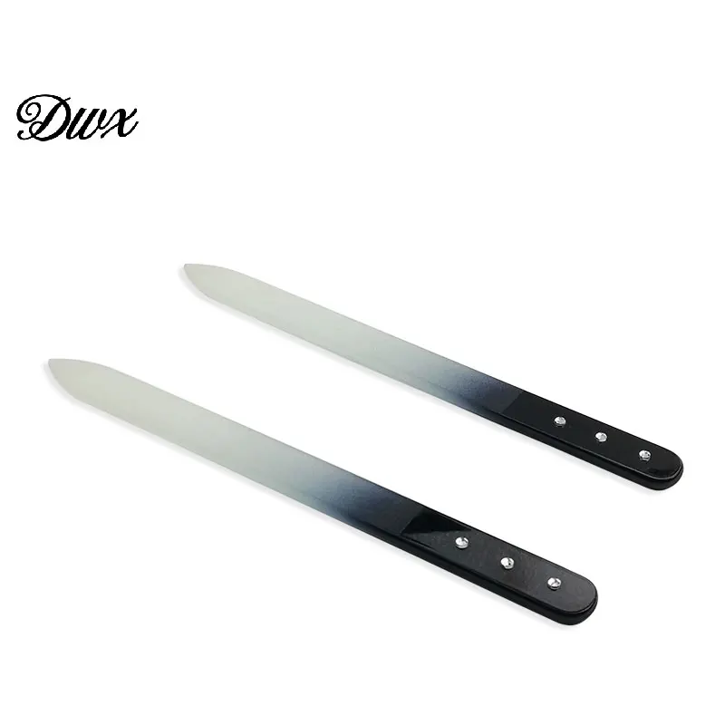 10 шт./лот стеклянные пилки для ногтей прочный кристалл пилка буферная