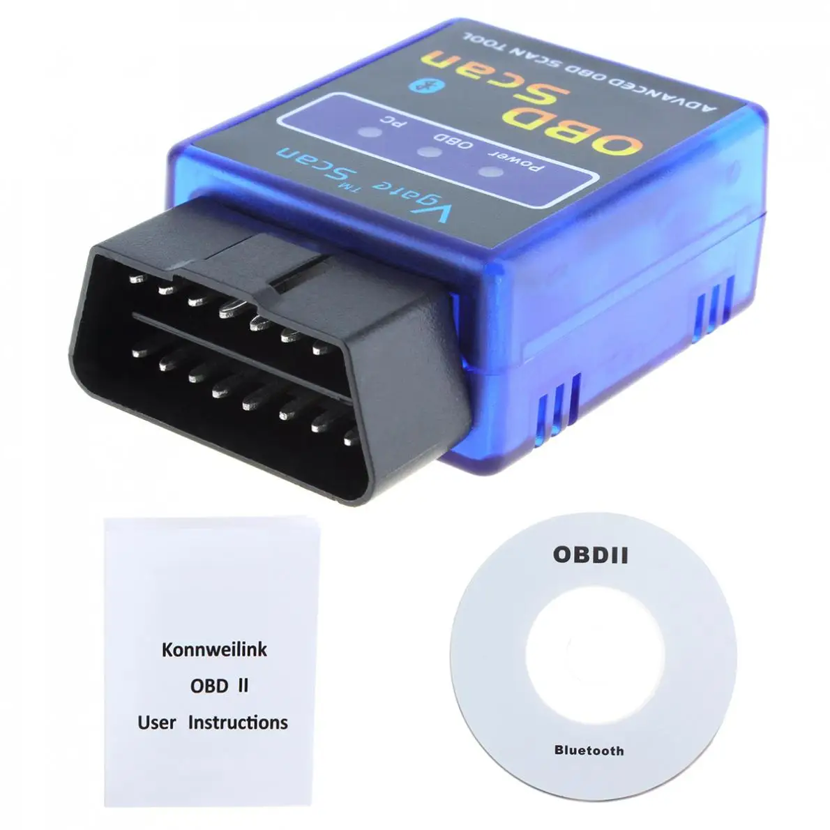Автомобильный диагностический сканер ELM327 V1.5 беспроводной Bluetooth-сканер OBD2