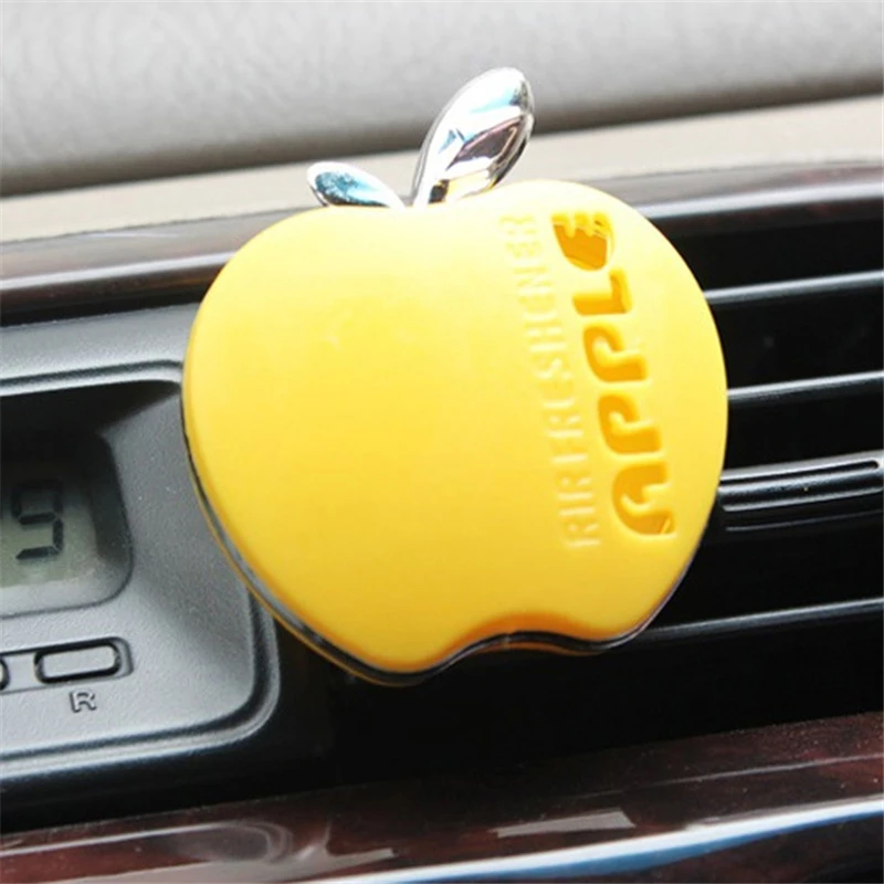 Автомобильный освежитель воздуха в форме яблока оригинальный ароматизатор