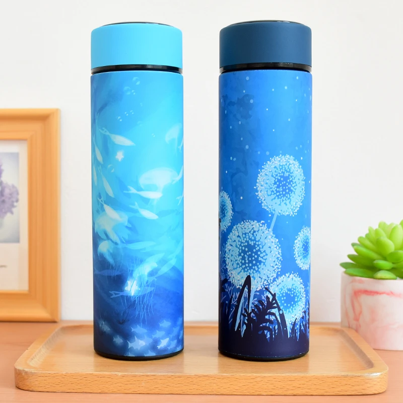 Интеллектуальный термос из нержавеющей стали бутылка с температурным дисплеем