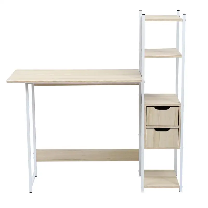 

1 Set Durable Computer Desk Wooden Laptop Learning Computer Desk Workstation