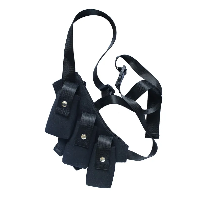 Светоотражающие нагрудные сумки для мужчин и женщин многофункциональный жилет