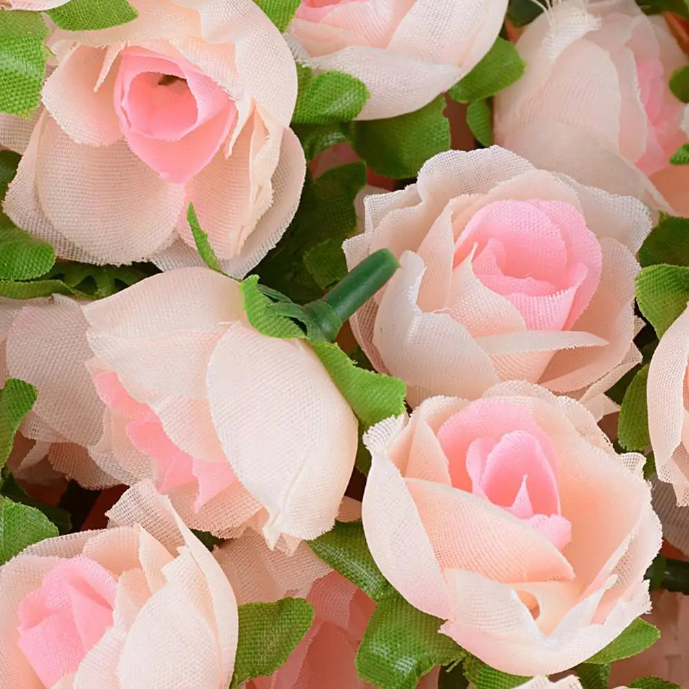 100 шт. искусственные цветы цвета шампанского украшение для головы семейного