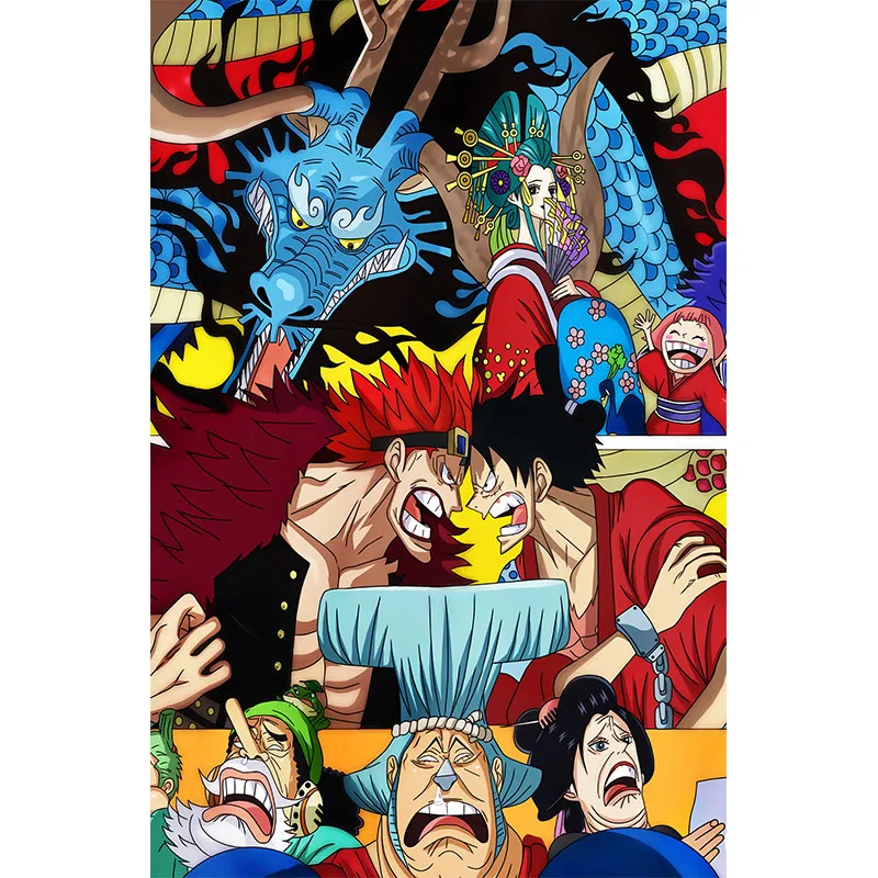 

Adult 108-1500 One Piece Jigsaw puzzle Kidd and Luffy quarrel Adult decompression Gift of children's educational toys