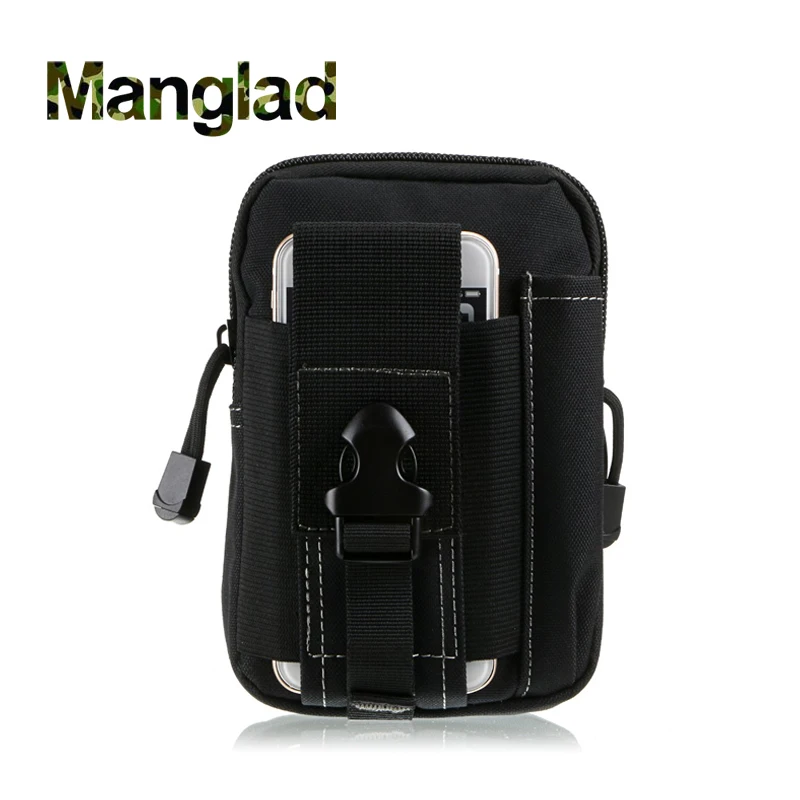 

Waist Pack Men Casual Bag Travel Purse Tactical Molle Pouch Outdoor Sport Fanny Waterproof Nylon Multifunction Pack Phone Pocket