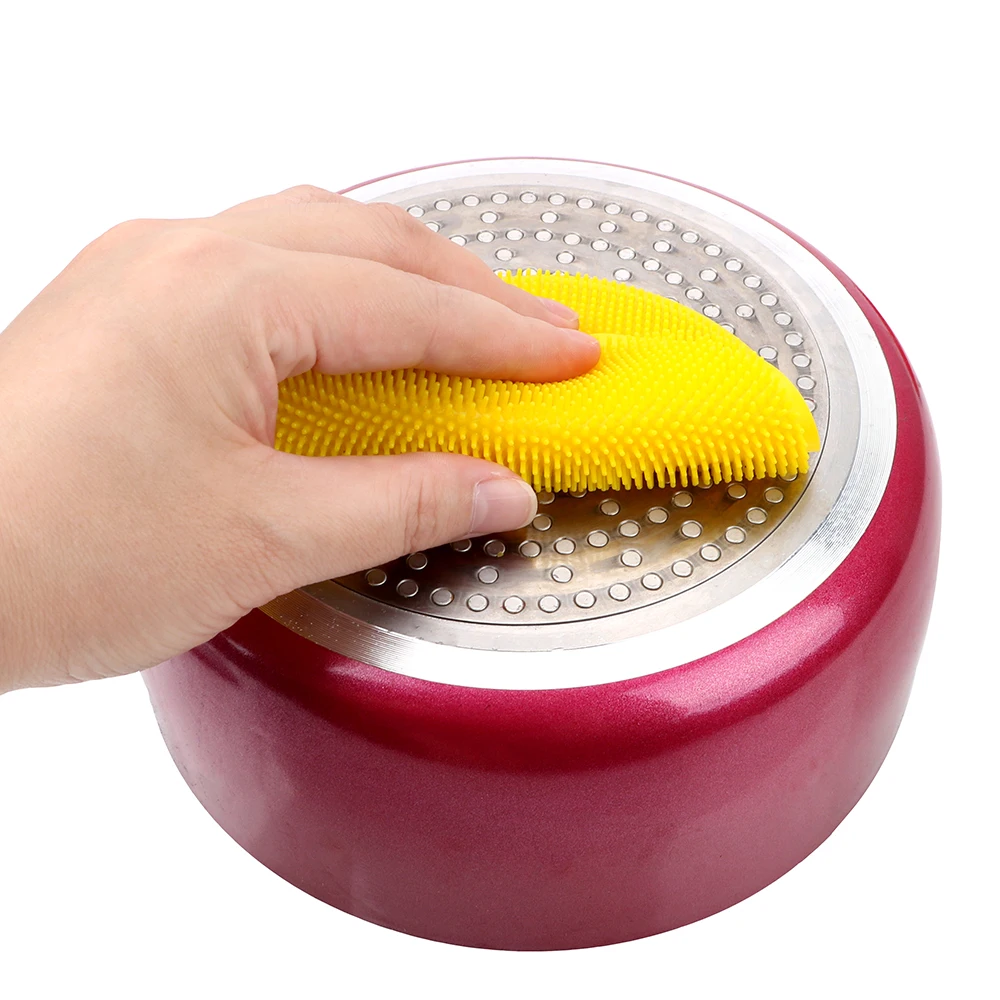 Лидер продаж многофункциональная Чистящая Щетка щетки для мытья кастрюль силиконовая щетка посуды