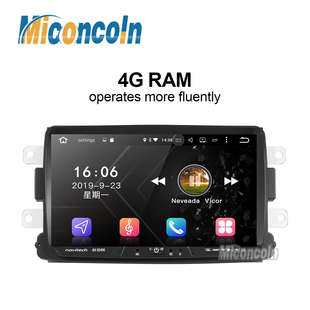 Автомагнитола 2 DIN 4 Гб ОЗУ android dvd мультимедиа для автомобиля Rernult Duster Dacia видео