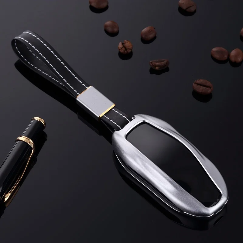 Алюминий брелок для автомобильных ключей смарт ключ чехол крышка дистанционного