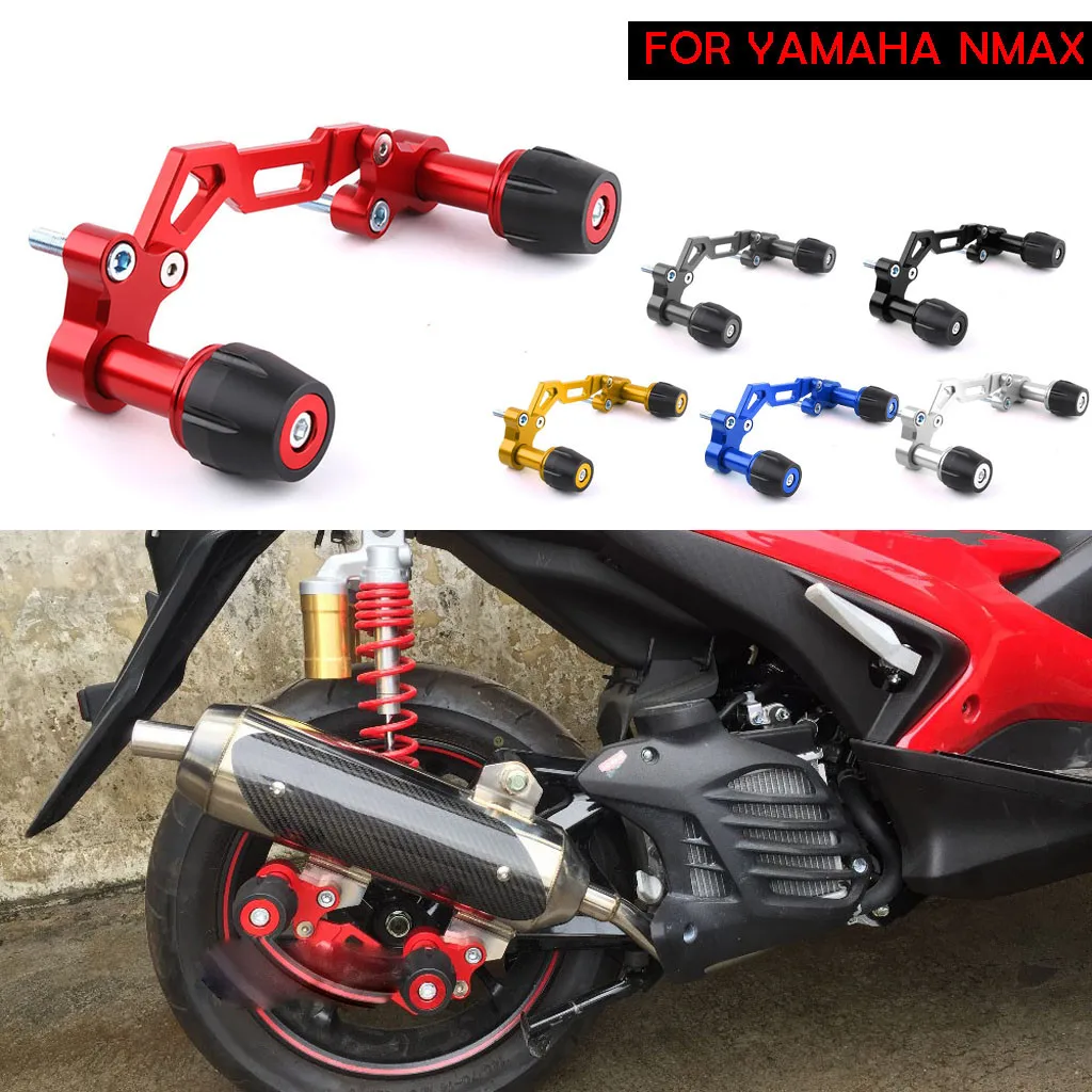 Универсальная мотоциклетная выхлопная труба защита от падения для Yamaha NVX Aerox NMAX 155