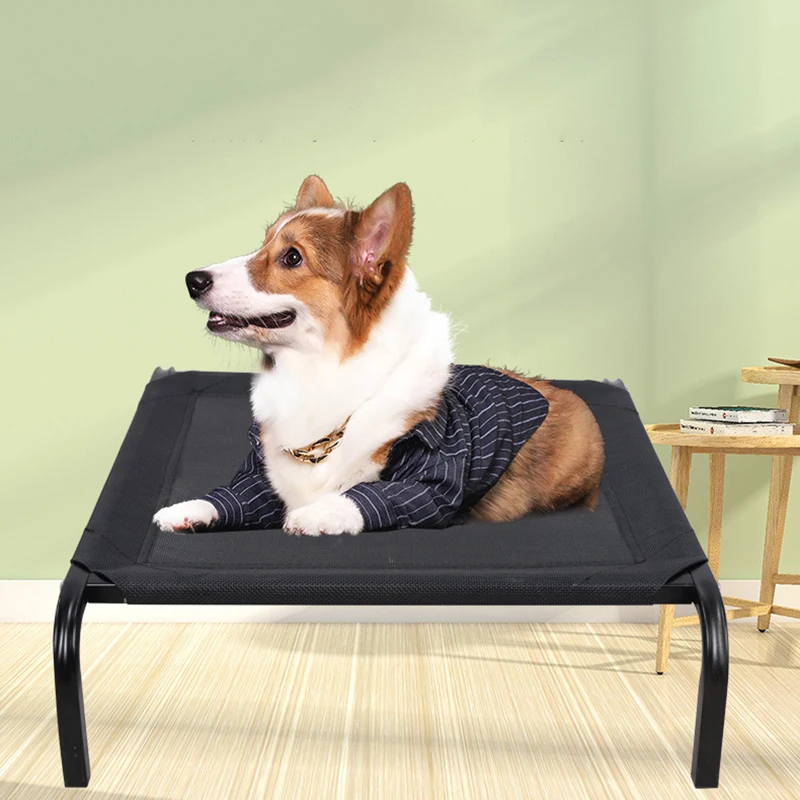 Removable Washable Dog Bed Moisture-Proof Off The Ground Camp Bed Puppy Cat House Chihuahua Big Medium Pet Accessories Supplies