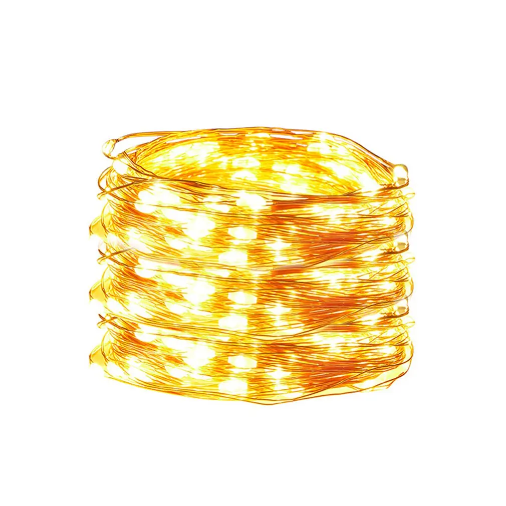 

USB copper wire string lights Christmas LED decoration lights copper wire practical star string lights