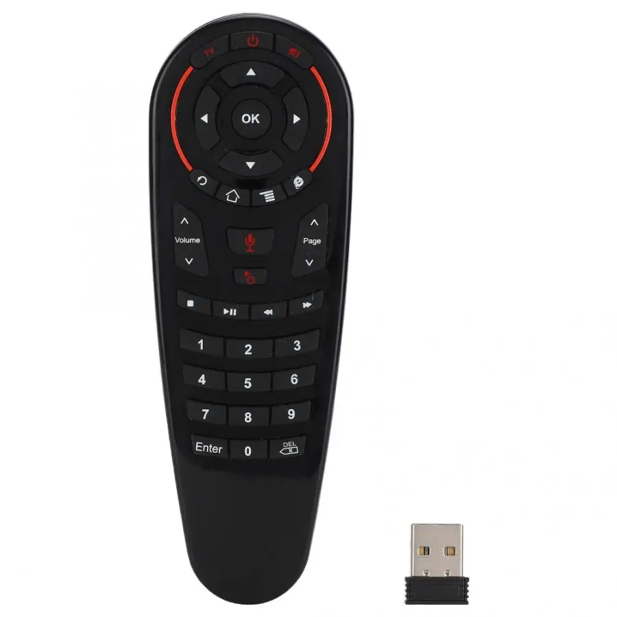 universal remote control G30S USB 2.4G Wireless Transmission Intelligent Voice Remote Controller with 6-axis Gyroscope Sensor |