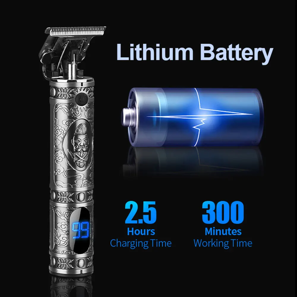 ЖК дисплей волос облысения лезвие машинка для стрижки с подробным описанием