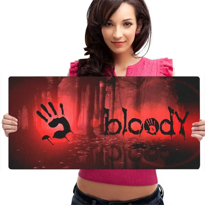 

Top Quality Bloody Office Mice Gamer Soft Mouse Pad Free Shipping Large Mouse Pad Keyboards Mat