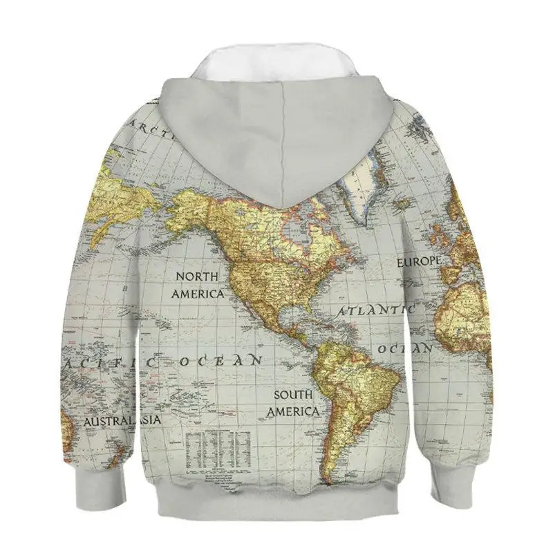 Новинка 2019 года детская толстовка с 3D капюшоном модная 3D-принтом Забавная одежда