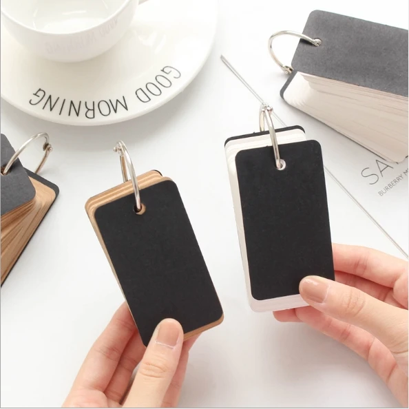 2 шт./партия Железный Круг Круглый Мини-блокнот для заметок крафт пустой бумажный