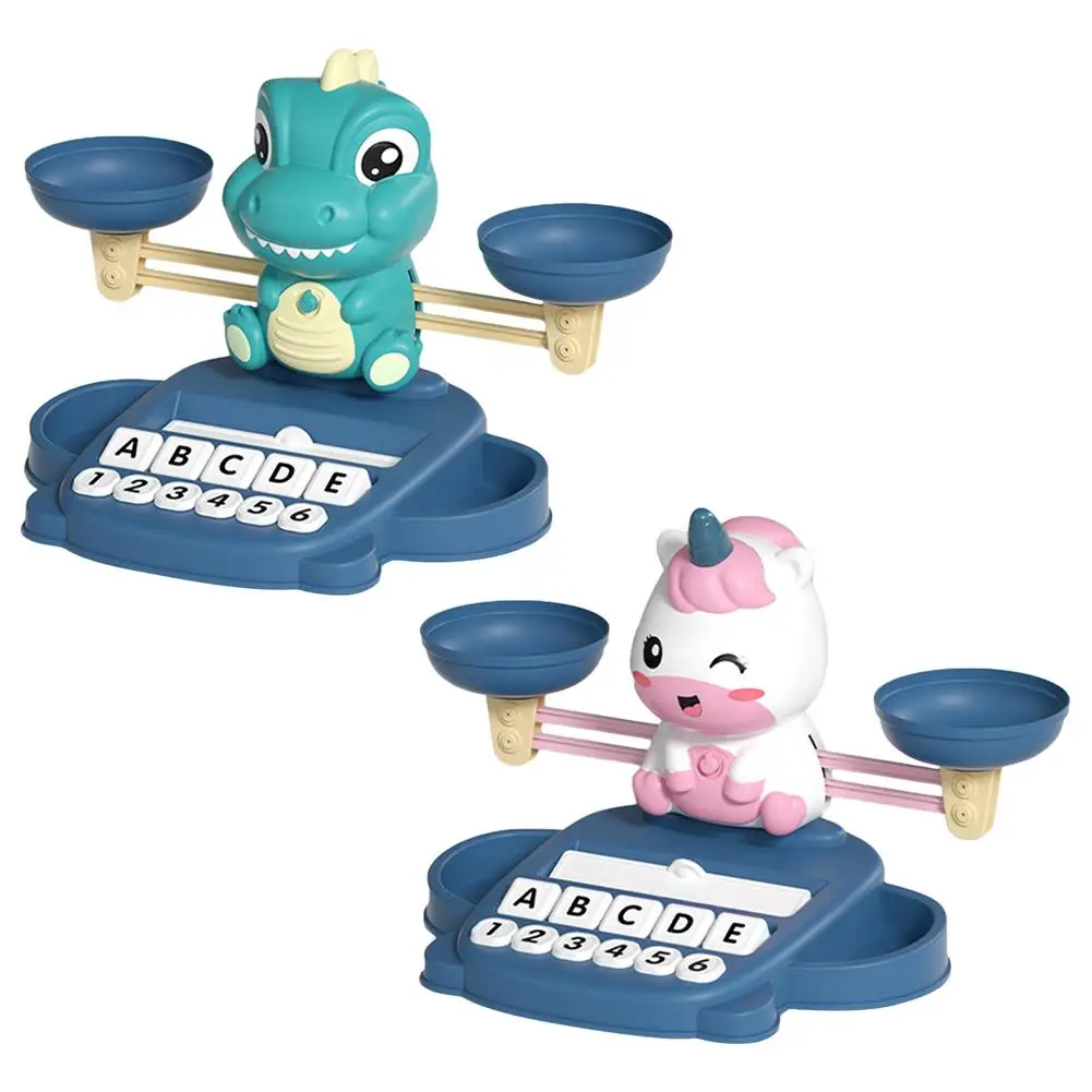 

Balancing Game Math Toy Dinosaur Balancing Scale Game Early Education Scale Toy Logic Training Toy For Children Kindergarten