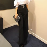 spring womens trousers professional suit and autumn east gate independent station ol dress high waist and wide legs trousers