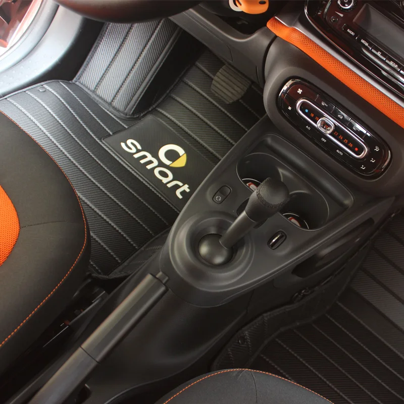Напольный коврик для педали автомобиля Mercedes smart fortwo 453 451 противогрязный