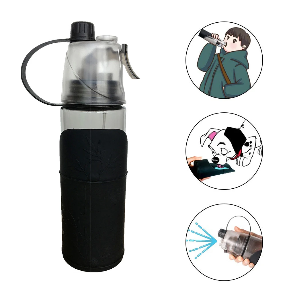 Бутылка для воды двойного назначения людей домашних животных дорожная бутылка 600