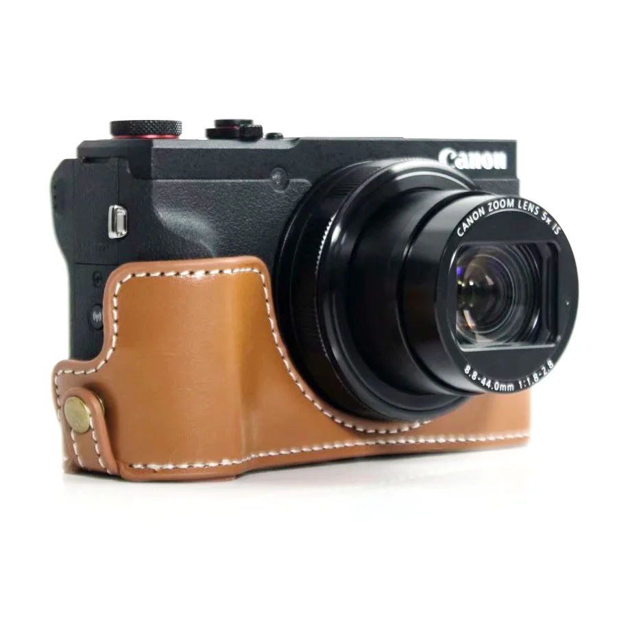 Чехол-сумка для видеокамеры из ПУ Canon PowerShot G5X Mark II (G5X II) Цифровая камера Wi-Fi