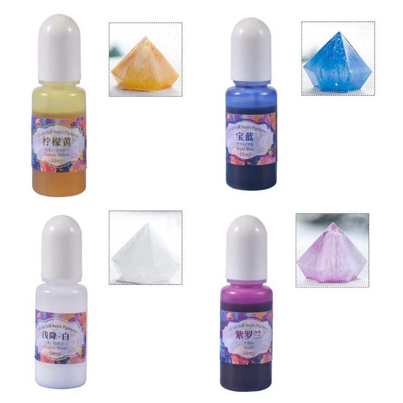 

24 Colors Resin Epoxy Pigment Liquid Colorant Dye Ink Diffusion DIY Art Crafts Jewelry Making Accessories