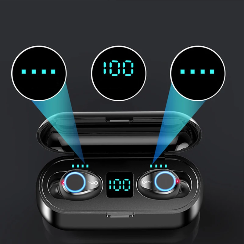 Беспроводные наушники TWS Bluetooth V5.0 стерео звуковые наушники-вкладыши