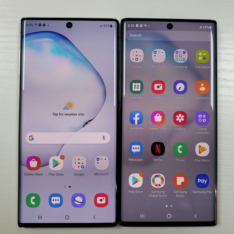 Samsung Galaxy Note 10 смартфон с 5 5-дюймовым дисплеем восьмиядерным процессором ОЗУ 8 Гб