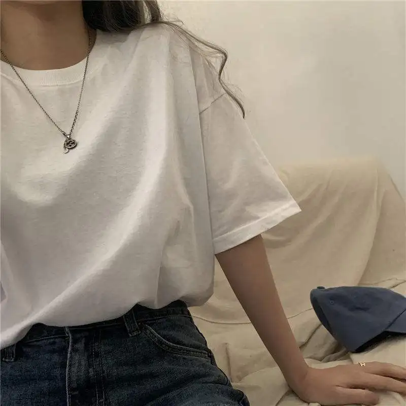 

Tops T Shirt Blue Women Short Sleeve Tshirt fuchsia