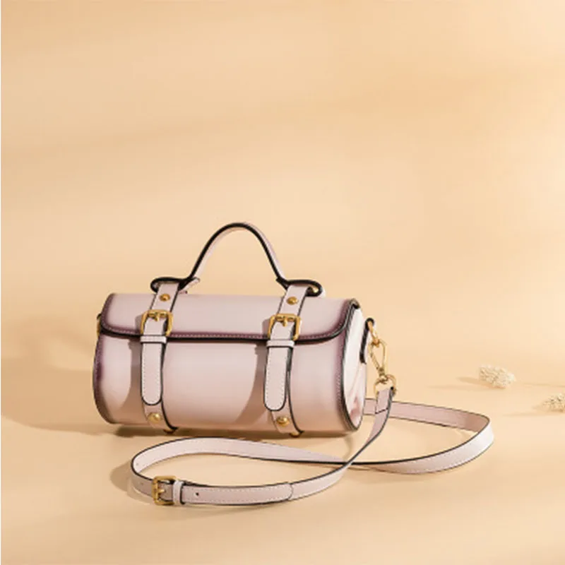 Новинка 2019 женская сумка из коровьей кожи через плечо Повседневная на одно Ретро