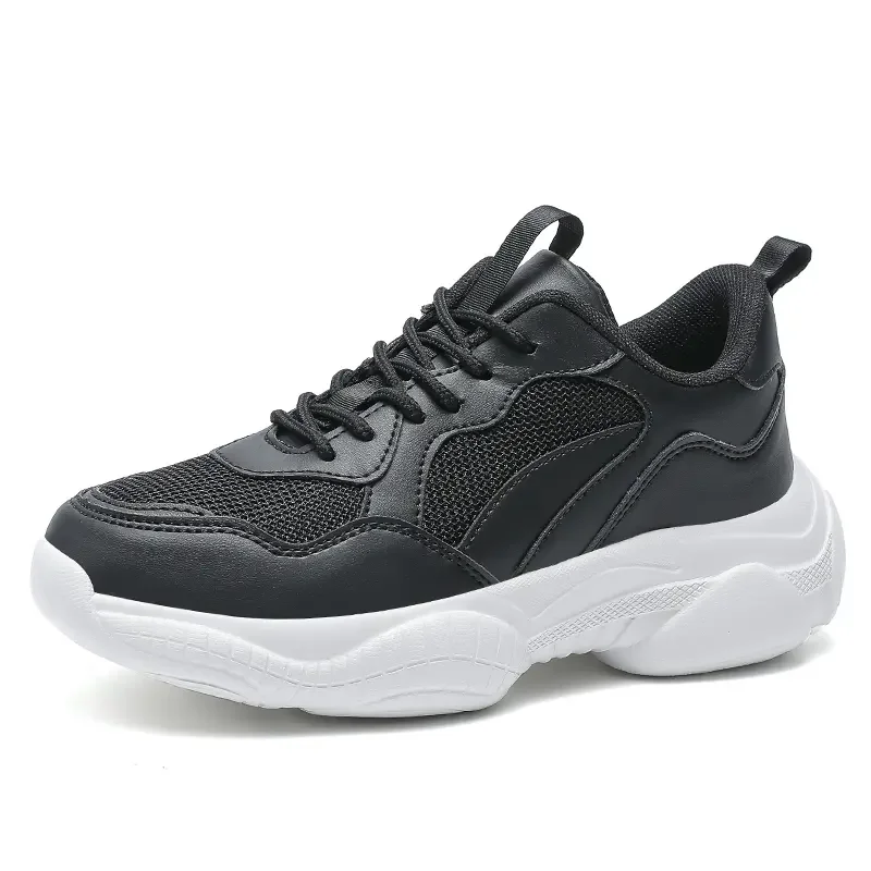 

Новинка; Унисекс; Не сужающиеся книзу массивные кроссовки; Дышащая женская Повседневная Вулканизированная обувь; Модная мужская прогулочн...