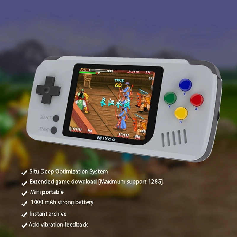 Портативный игровая консоль 2 4 дюймов прогресс сохранить MicroSD карты из ткани