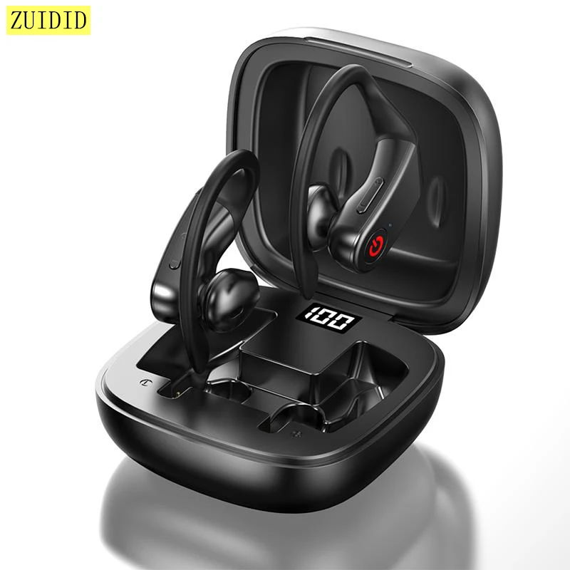 

B10 Wireless Bluetooth 5.0 Earphone TWS Stereo Hands-free Earbuds Noise Canceling Waterproof Sports Headphones With LED Display