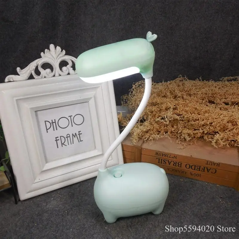 Мультяшная лампа для детей Милый лось маленькая ночная в виде животного простая