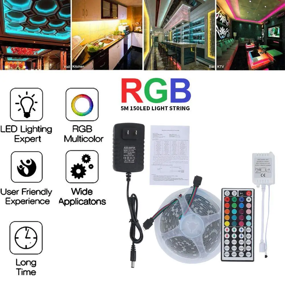 

LED Home Decor Backlight LED Strip Light Strip Super Bright Multi Color LED String Flexible Durable Waterproof