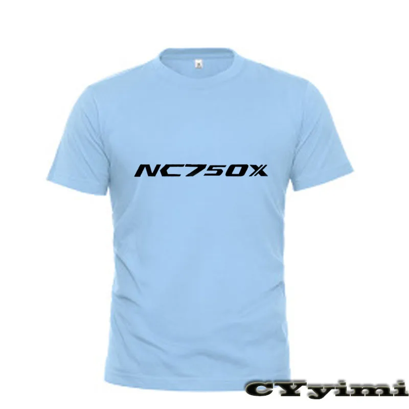 For Honda NC 750 X NC750X 750X T Shirt Men New LOGO T-shirt 100% Cotton Summer Short Sleeve Round Neck Tees Male |