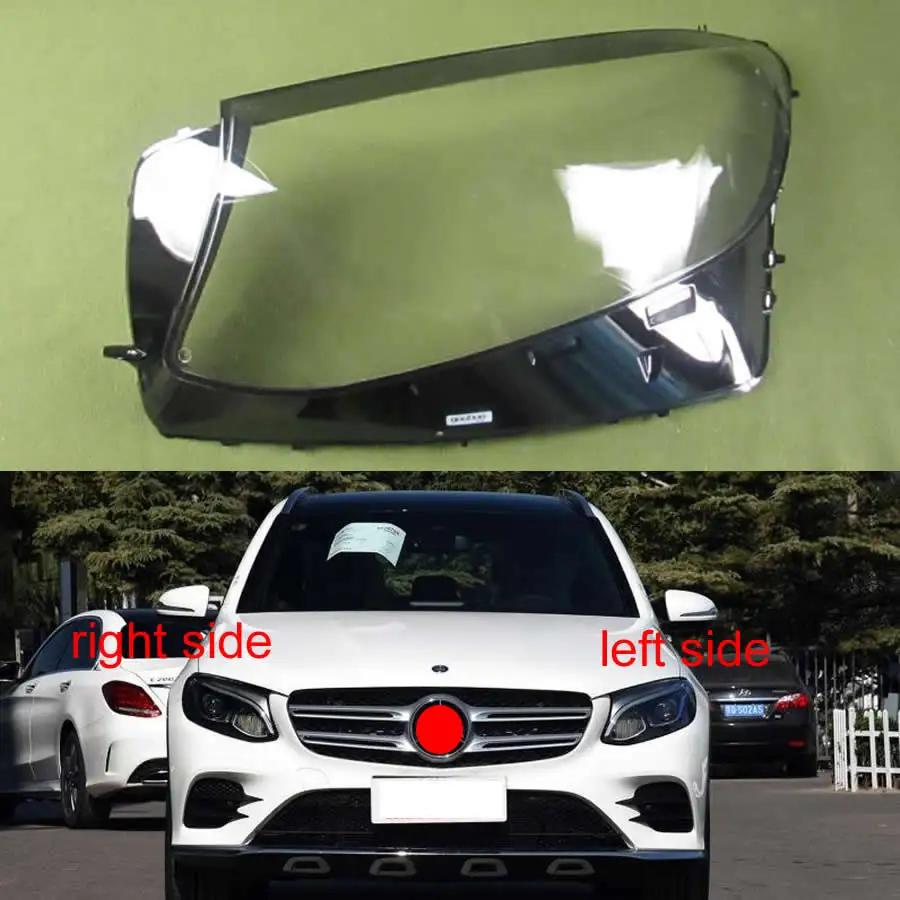 Корпус фары абажур прозрачная крышка объектива для 2016 2017 2018 2019 Mercedes Benz W253 GLC200 GLC260