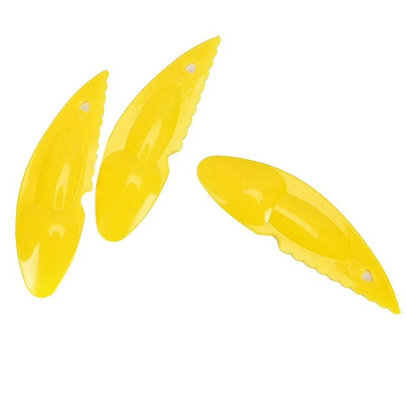 3Pcs/Set Kiwi Spoon Plastic Dig Scoop Fruit Knife Slicer Peeler Cutter 2 In 1 Kitchen Accessories |