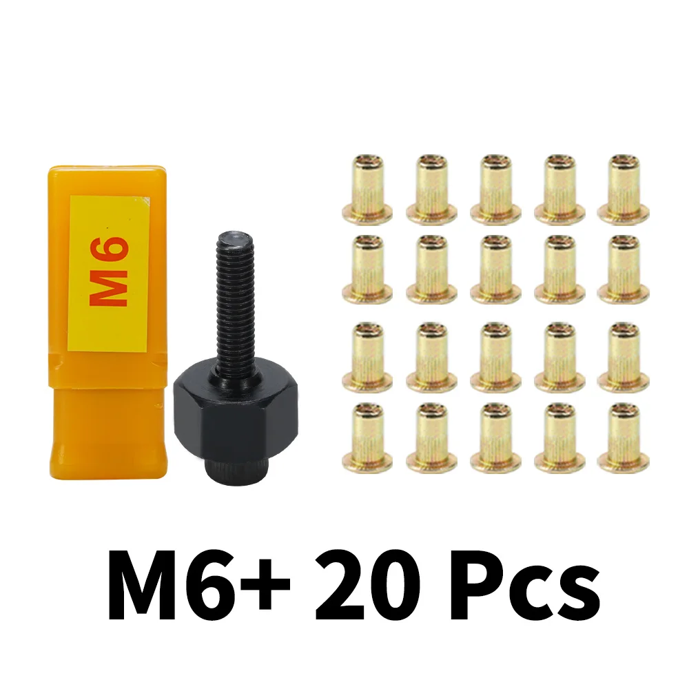 

HIFESON ручной заклепочник Rivnut со стальными гайками M3 M4 M5 M6