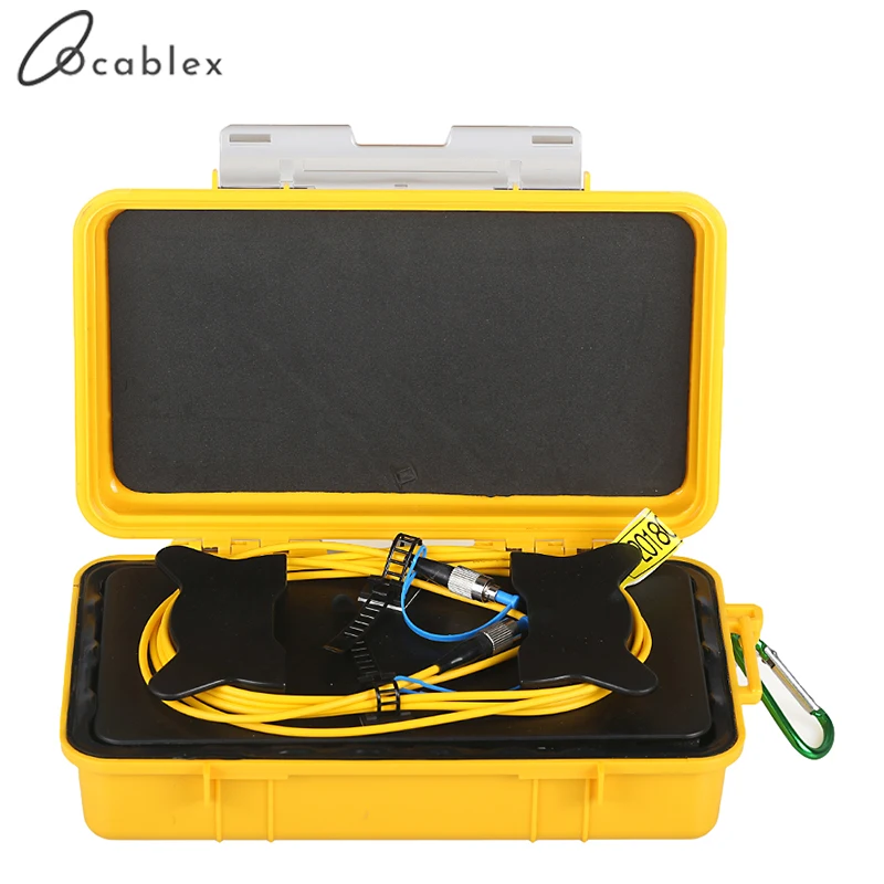Волоконно оптический OTDR Launch Cable Box 1km 850/1300nm мм Dead Zone Eliminator 500m FC/SC/ST/LC