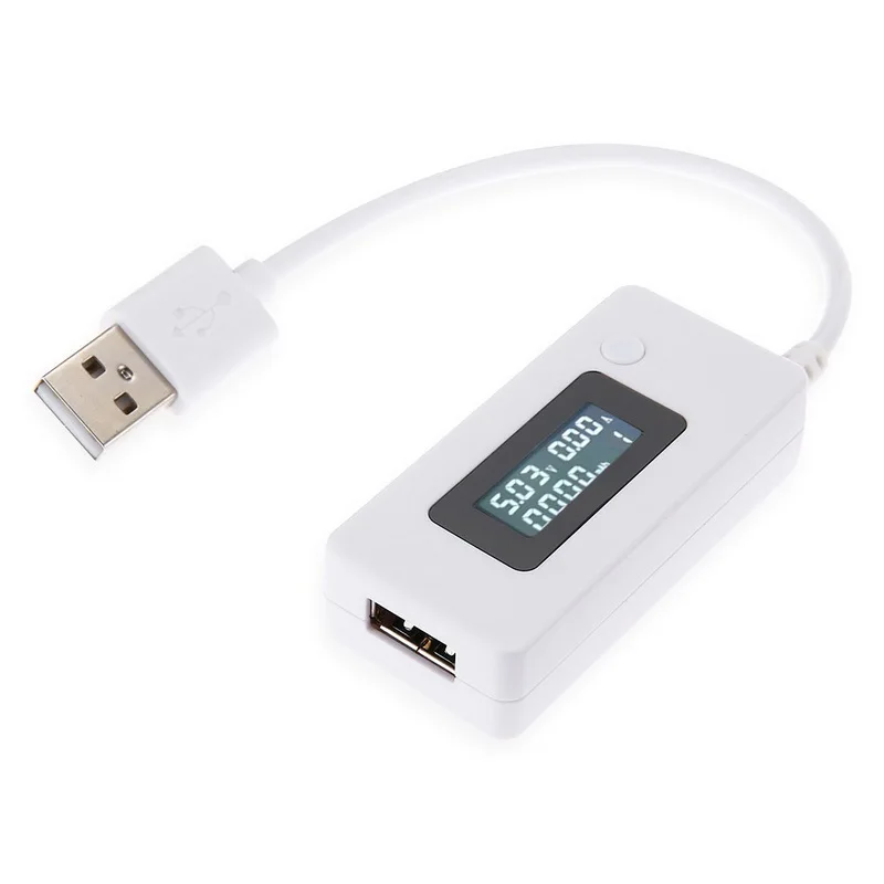 ЖК дисплей мини телефон USB тестер напряжение измеритель тока портативный доктор