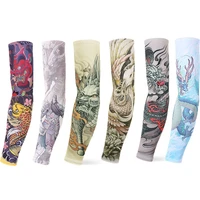 1 pair unisex game sport arm sleeves bicycle sleeves tattoo running cycling sleeves cuff sunscreen arm warmer arm cover muffs